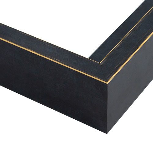 Armando - Glossy, Distressed Black