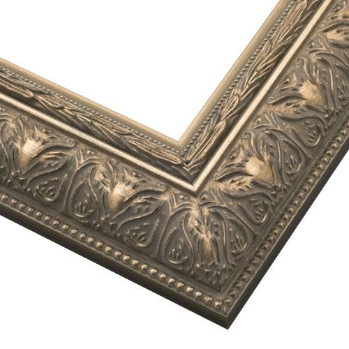 Valentina - Antiqued, Glossy Silver