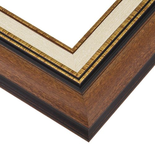 Claire - Satin Walnut & Gold