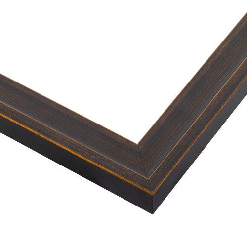 Salwil - Satin, Antiqued Black & Gold