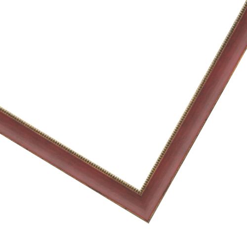 Bruno - Matte, Antiqued Cherry & Gold