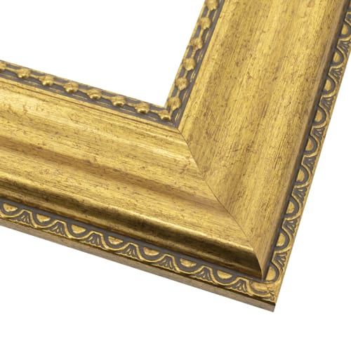 George - Antiqued, Glossy Gold