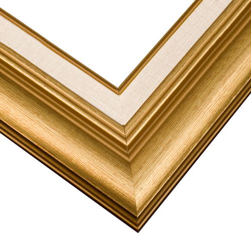 Claire - Glossy White & Gold